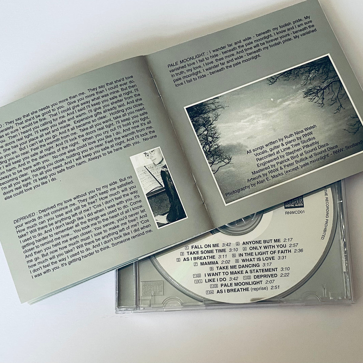 As I Breathe (2000, Collectors Album) CD - Ruth Nina Welsh