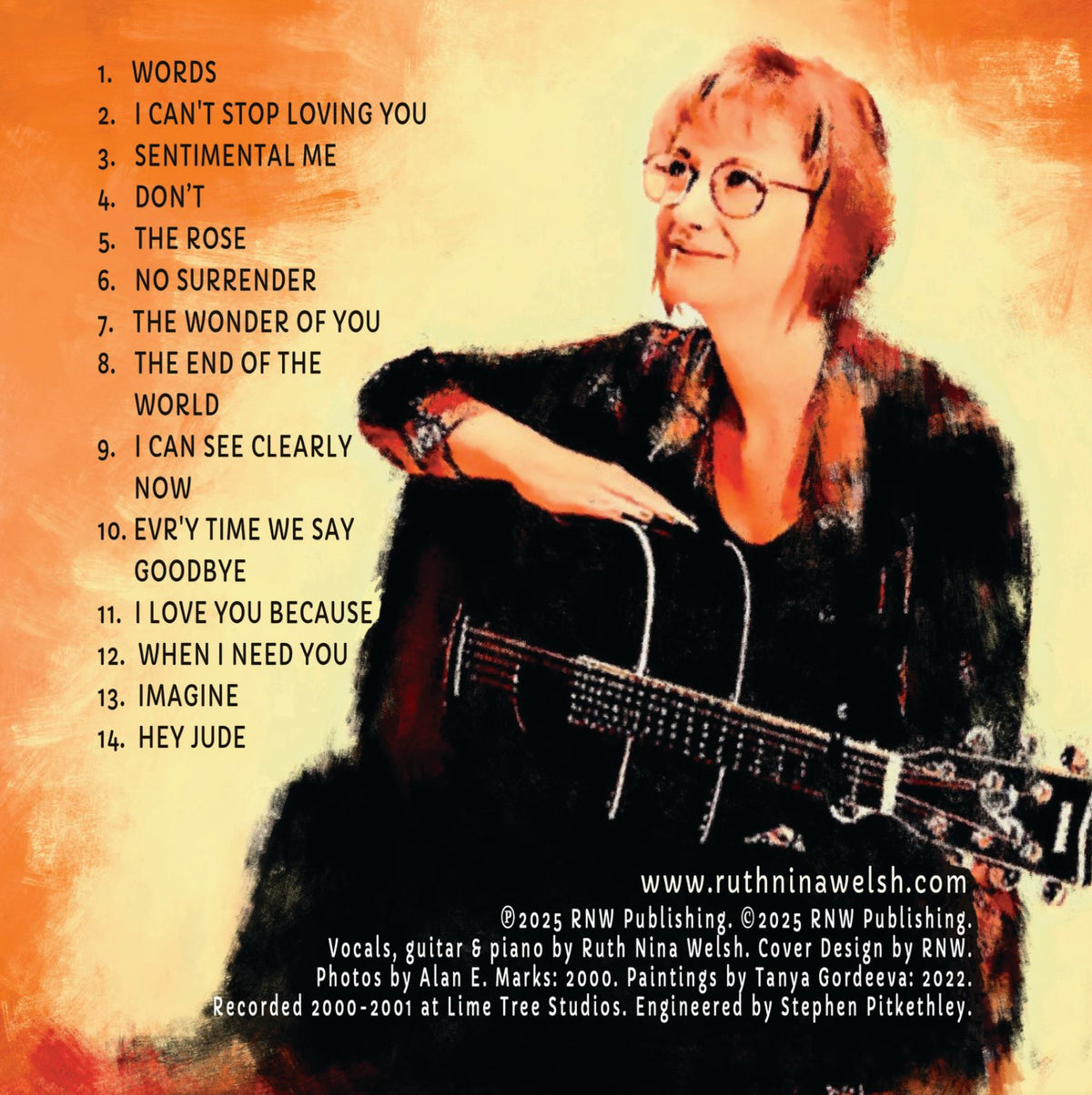 SIGNED CD Special Package: The Acoustic Covers Collection (Album) - Ruth Nina Welsh
