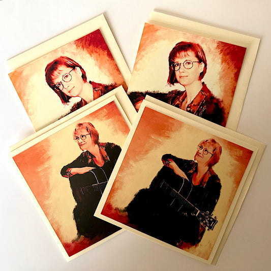 Four Signed Notelets Celebrating ‘The Acoustic Covers Collection’