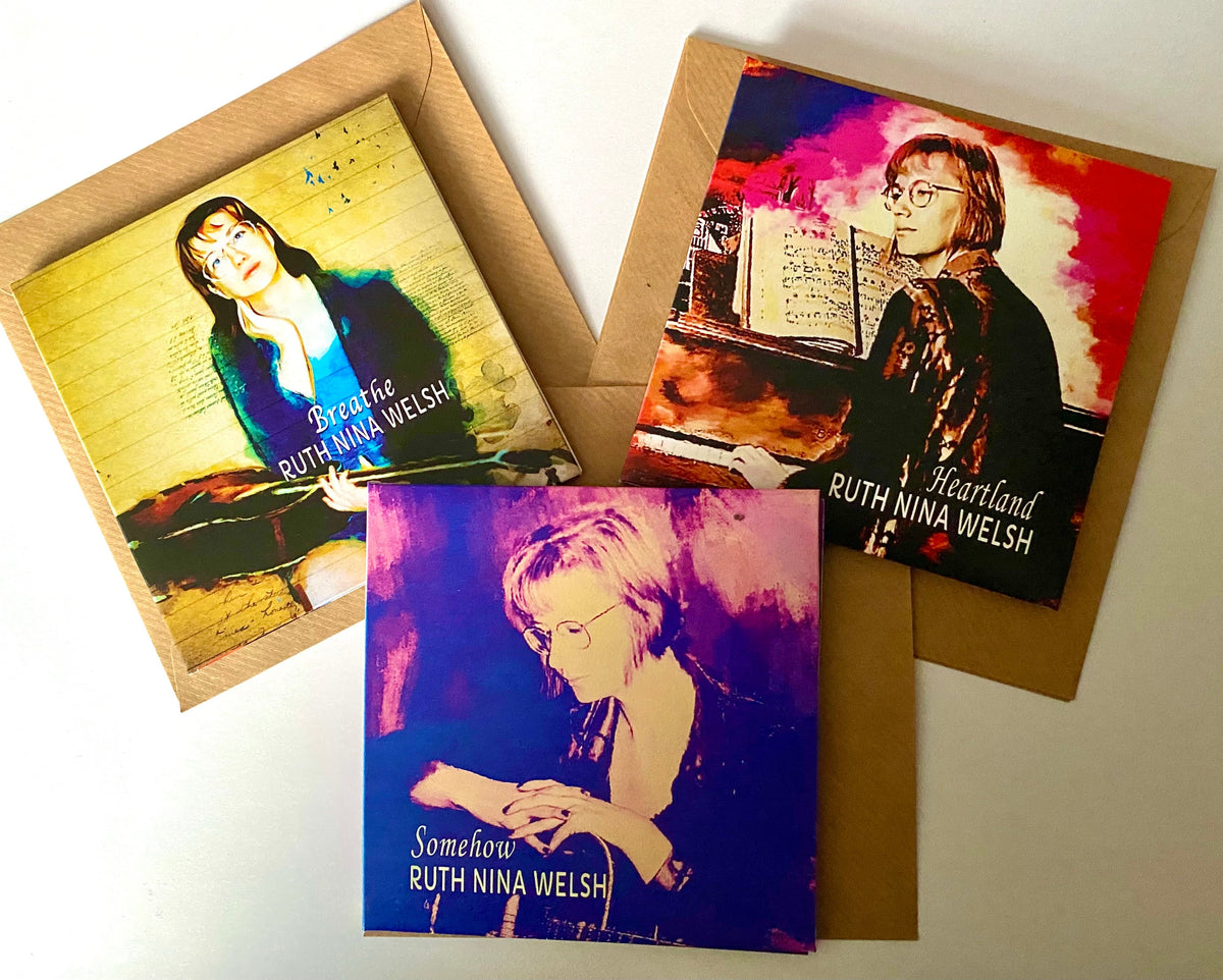 SIGNED CD BUNDLE THREE ALBUMS - Breathe, Somehow & Heartland - Ruth Nina Welsh