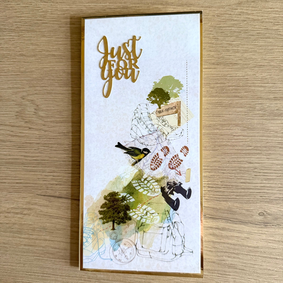 Three Handmade Slimline Cards: Retirement & ‘Just For You’